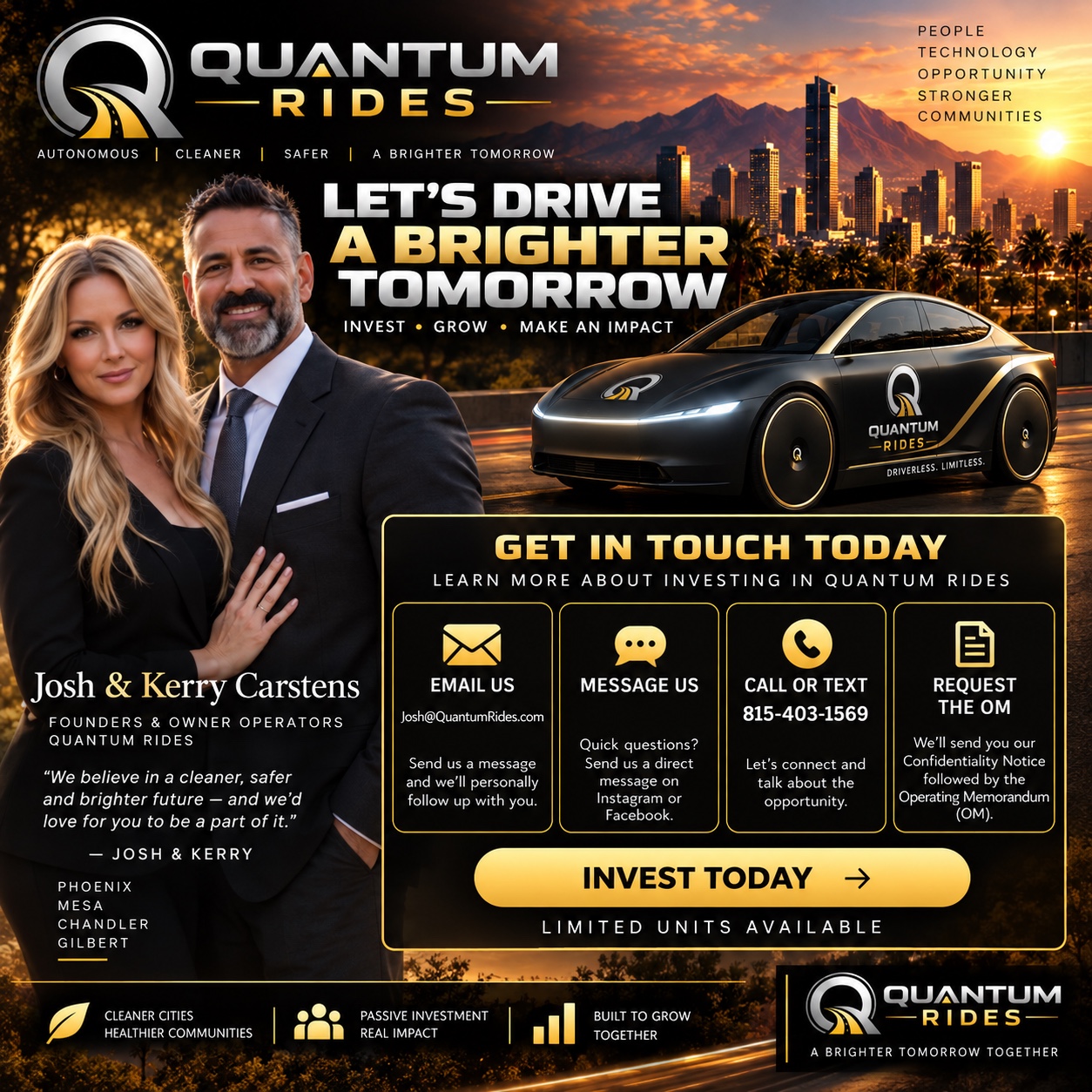 Josh and Kerry Carstens - Quantum Rides